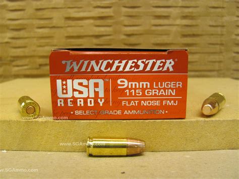 winchester 9mm 115 grain fmj